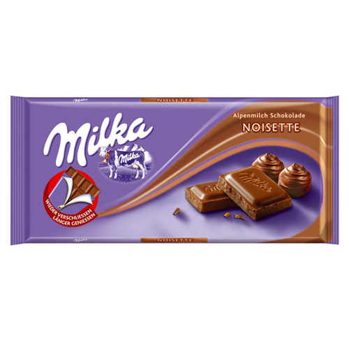 밀카 누아제트(개암열매) 초콜릿 100g