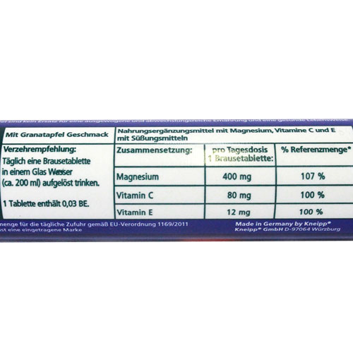 크나이프 마그네슘400 발포비타민 15정X3개묶음