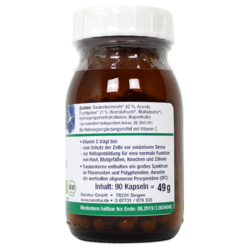 사나투르 포도씨OPC+비타민C 90캡슐