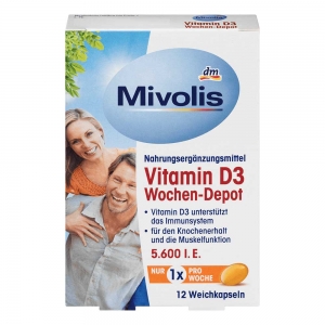 미볼리스 비타민 D3 데포 12캡슐