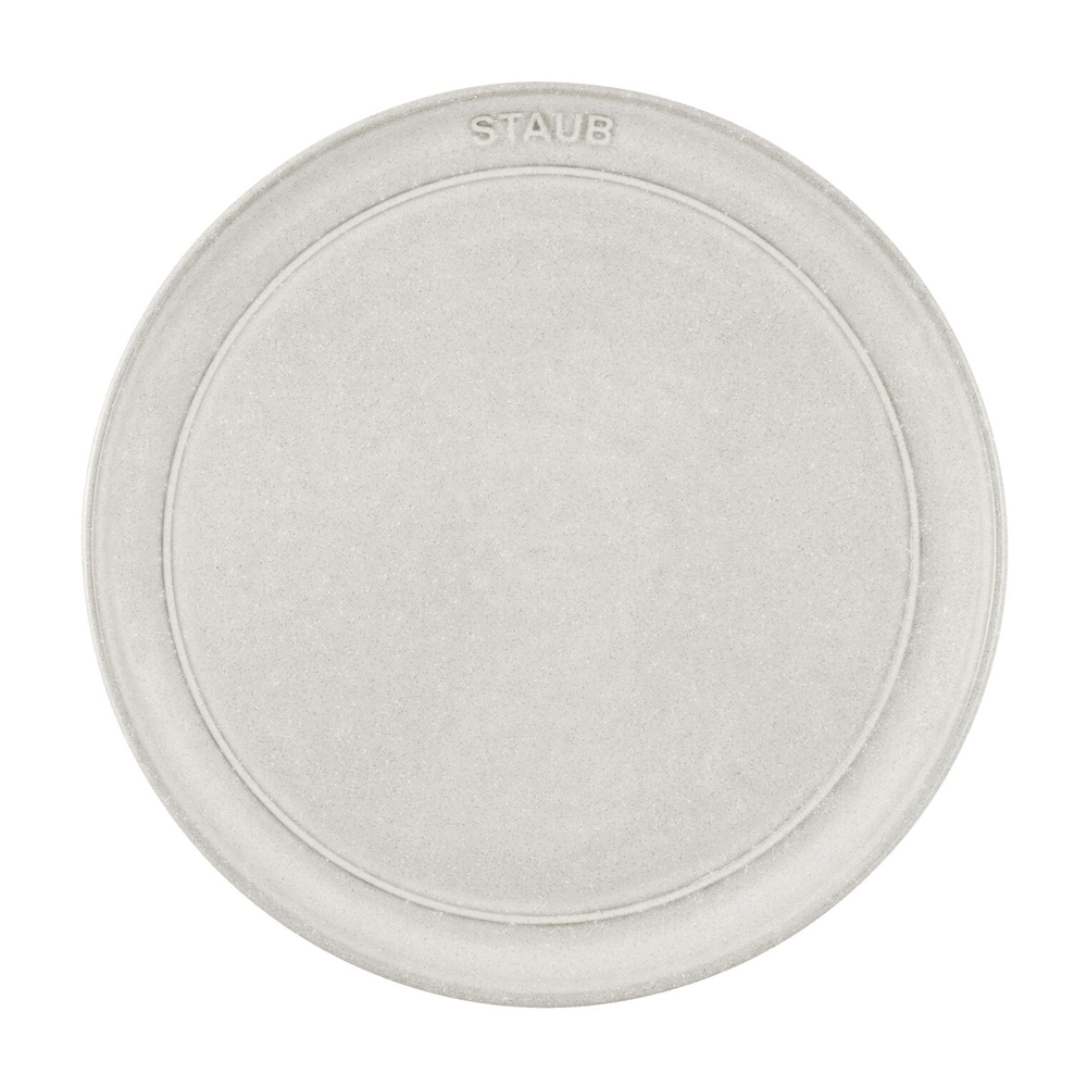 스타우브 DINING LINE 접시 22cm (화이트 트러플)- 포르투칼산