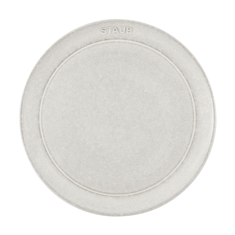 스타우브 DINING LINE 접시 20cm (화이트 트러플)- 포르투칼산