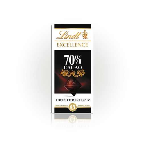 린트 Tafel 엑설런스 다크씬 70% 초콜릿 100g